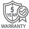 5 Year Warranty